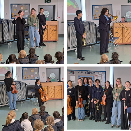 Exploring musical marvels at the Prep assembly